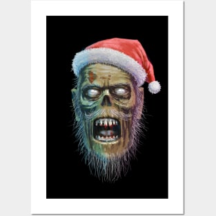 zombie santa Posters and Art